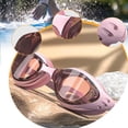 thumbnail image 6 of harayaa Swimming glasses swimming goggles of professional portable waterproof adjustable Pink, 6 of 9