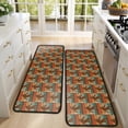thumbnail image 4 of Kitchen Rugs Sets Of 2,Multicolor Bigfoot and Text Pattern Anti Fatigue Kitchen Mat Rugs Non Slip Washable,Decorative Kitchen Floor Mats for Kitchen,Sink,Laundry,17"x47"+17"x47", 4 of 5