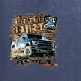 thumbnail image 2 of Wild Bobby, Ford F-150 Raptor Built Touch Offroading Hit The Dirt, Cars and Trucks, Front and Back Unisex Crewneck Graphic Sweatshirt, Vintage Heather Navy, X-Large, 2 of 4
