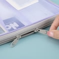 thumbnail image 4 of Clear Net File Bag Large Capacity Document Organiser Bag Homework Organiser Bag Zippered Academic File Bag for School, 4 of 9