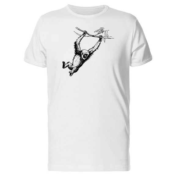 Sketch Of Hylobates Tee Men's -Image by Shutterstock