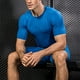 thumbnail image 4 of Tops para hombre, blusas y camisas de manga corta con cuello redondo para hombre, blusas deportivas de secado rápido de color liso para hombre, blusas de manga corta con cuello redondo para hombre, 4 of 9