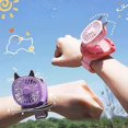 thumbnail image 3 of Watch Fan Portable Mini Small Fan Student Children Folding Fan, 3 of 4