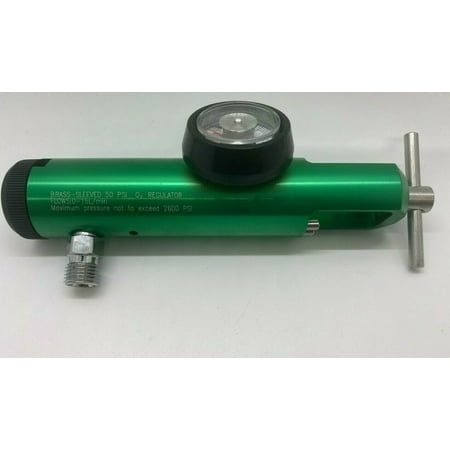 Dynarex CGA Extended Oxygen Regulator - 0-15 LPM CGA870