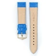 thumbnail image 4 of Hirsch Rainbow Bonded Leather Watch Strap - Royal Blue - M - 18mm - Gold Buckle, 4 of 8
