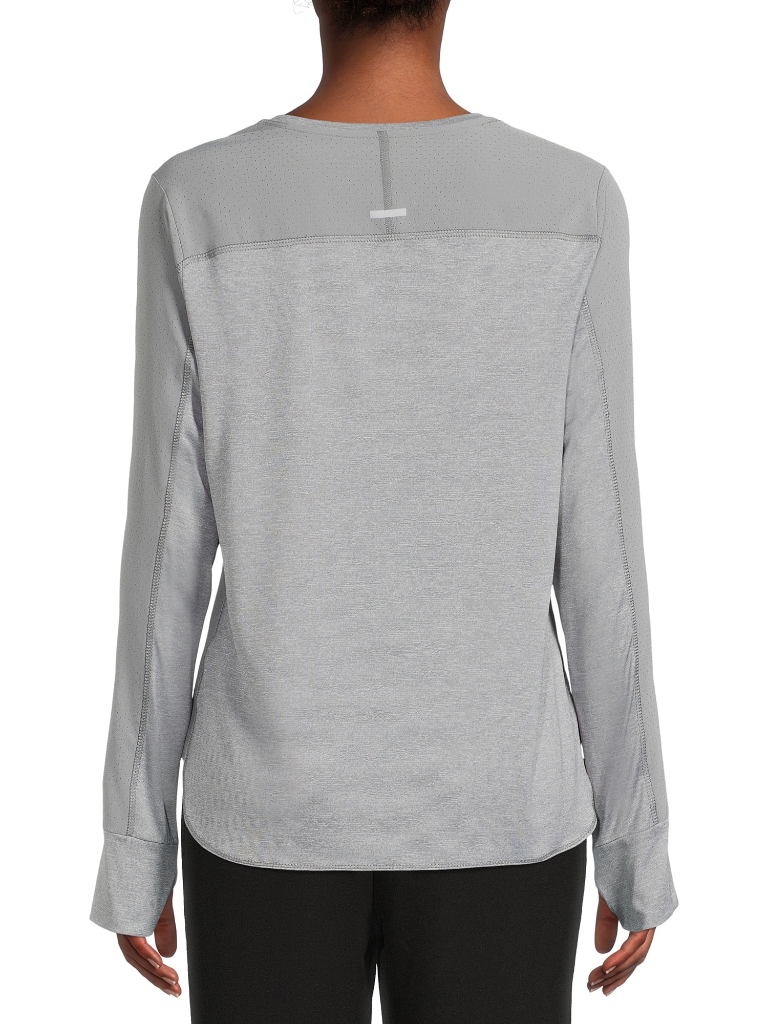Avia Women's Performance Long Sleeves T-Shirt with Thumb-Hole Cuffs
