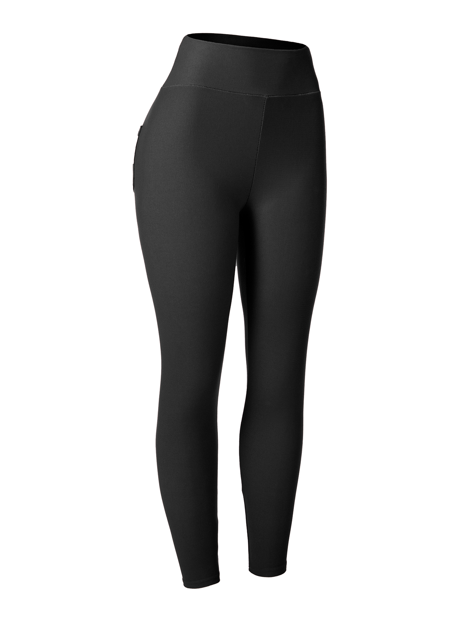 LELINTA Women's High Waist Denim Leggings High Stretchy Full Length Basic Skinny Pants Black/Navy/Red - image 2 of 8