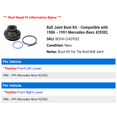 thumbnail image 2 of Ball Joint Boot Kit - Compatible with 1986 - 1991 Mercedes-Benz 420SEL 1987 1988 1989 1990, 2 of 2