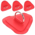 thumbnail image 1 of WRITWAA 4 Pcs Boucles de Canot en PVC Rouge en Forme de D pour Accessoires de Kayak 9.00X8.00X1.00cm, 1 of 8
