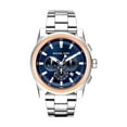 thumbnail image 2 of Michael Kors Grayson 47mm Two Tone Steel Blue Dial Quartz Mens Watch MK8598, 2 of 8