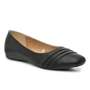 Taryn Rose Women's Ponder Flats Black Croco - 8.5