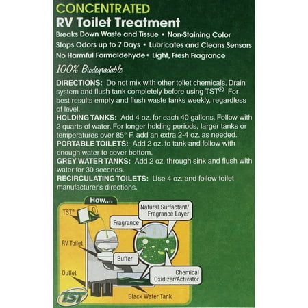 Camco 40228 Fresh Scent TST 1-Gallon RV Toilet Treatment