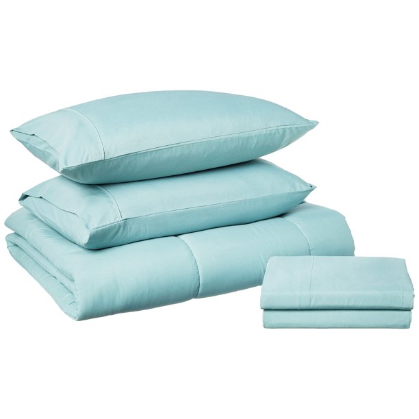 Set de edredón Sweet Home Collection Misty Blue, talla doble Sweet Home Collection Ver descripción