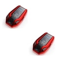 thumbnail image 4 of Scienceny TPU Car Key Fob Pantalla táctil Anodizado Galvanizado Colorido Protector a prueba de golpes Control remoto Case Shell Guard Rojo 2piezas, 4 of 6