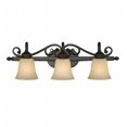 thumbnail image 1 of Golden Lighting 4074-3 RBZ Belle Meade Frotté Bronze 3 Lumière Vanité, 1 of 1