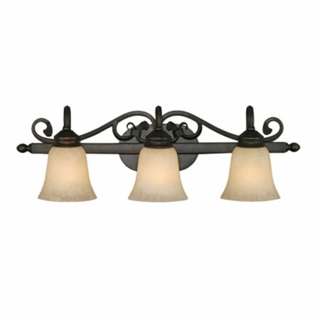 

Belle Meade Rubbed Bronze 3 Light Vanity