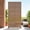 Brown, variant on MAYEERTY 72"x47" Outdoor Privacy Screen, Black 6-Panel Galvanized Steel Louver Panel, Wide-Narrow Pattern, for Balcony Deck Garden