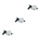 thumbnail image 5 of Accesorios para asiento de inodoro Injueey 2 unids/set plata, 5 of 6