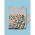 thumbnail image 3 of Retro Party Invitation Design Sweatshirt Men -Image by Shutterstock, Male Small, 3 of 4