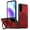 Red, variant on for Samsung Galaxy S25 FE Magnetic Case with Invisible Ring Kickstand Phone Case, [Compatible with Mag-Safe] [Secure Ring Grip] Rugged Shockproof Cover for Samsung Galaxy S25 FE, Blue