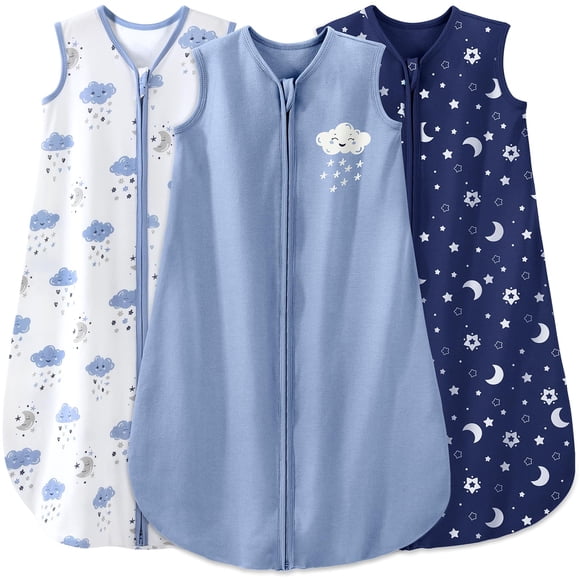 Saco de dormir para bebés Yoofoss de 0 a 6 meses, 100% algodón ligero