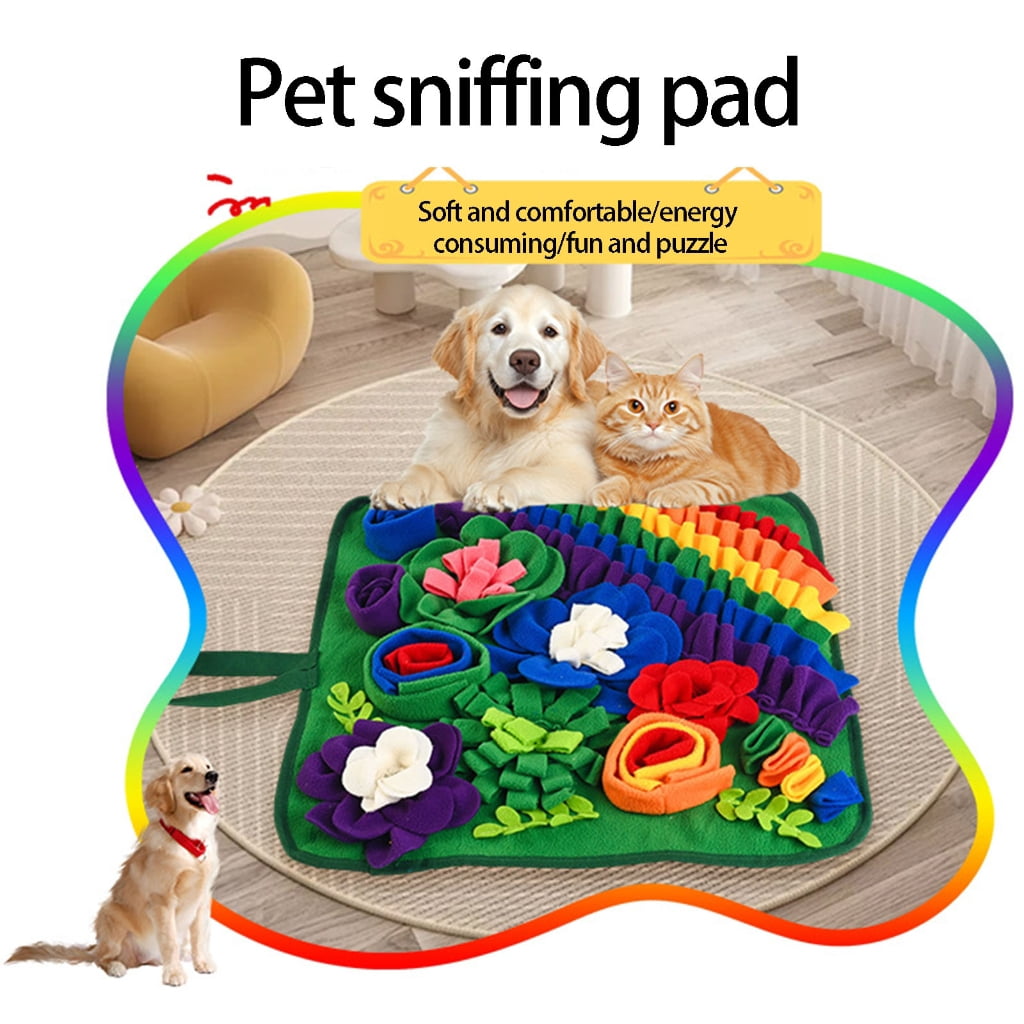 Miiottaa Dog Snuffle Toy Enrichment Treat Dispensing Toy Chew Resistant Soft Chew Toy For Dog Encouraging Foraging Skill