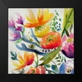 thumbnail image 2 of Zarris, Chariklia 15x15 Black Modern Framed Museum Art Print Titled - Summer Spectrum IV, 2 of 5