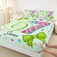 thumbnail image 3 of Manfei Multicolor Cute Bowtie Fitted Sheet Full,Cartoon Number Six Seven Bed Set,3-Piece,1 Fitted Sheet and 2 Pillowcases, 3 of 6