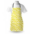 thumbnail image 4 of Lemons Apron, Continuous Gradient Summer Tones Citrus Fruits Delicious Sour Taste Pattern, Unisex Kitchen Bib with Adjustable Neck for Cooking Gardening, Adult Size, Yellow and White, by Ambesonne, 4 of 4