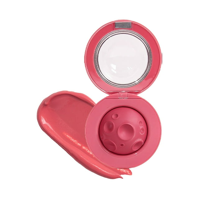 Moon Shape Velvet Water Light Lip Mud Two in One Long Lasting Moisturizing Lip and Cheek Use Makeup