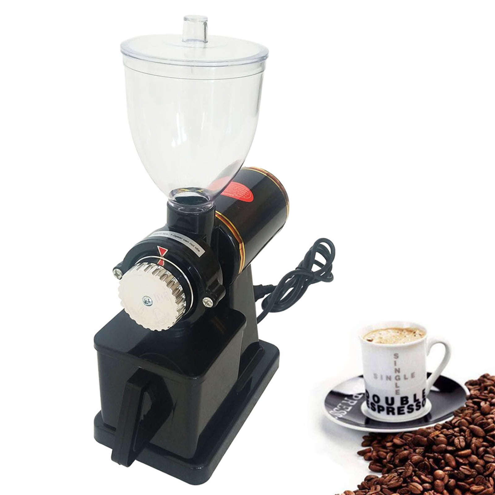 INTBUYING Coffee Grinder Household Electric Coffee Bean Grinder Advanced Small Commercial