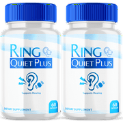 Ring Quiet Plus Advanced Tinnitus Support Supplement RingQuiet Natural Hearing Support 120 Capsules