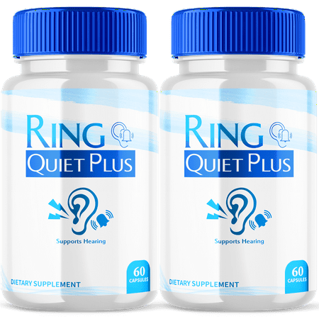 Ring Quiet Plus Advanced Tinnitus Support Supplement RingQuiet Natural Hearing Support 120 Capsules