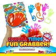 thumbnail image 2 of Giant Snap Hand-Jumbo Sticky Hands Toy (4 Pack Assorted) Large Stretchy Toy for Kids. Party Favors, Classroom Prizes, Birthday Gifts Easter Day Goodie Bags Stuffers Bulk. 414-4, 2 of 7