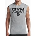 thumbnail image 2 of Gymish GYM-ADDICT Men’s Workout Tank Top – Funny Gym Shirt, Lifting Tee, Athletic Fitness & Weightlifting Top, 2 of 5
