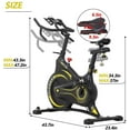 thumbnail image 7 of FDW Exercise Bike Cycle Stationary Indoor/Outdoor Fitness Equipment W/LCD Display Resistance Adjustment Easy To Move , Black, 7 of 7