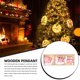 thumbnail image 2 of Advancent 1 Juego de guantes colgantes de de Navidad, letrero de sombrero, adornos colgantes de puerta de árbol de Navidad de felpa Kits de decoración para fiestas Rosado, 2 of 6