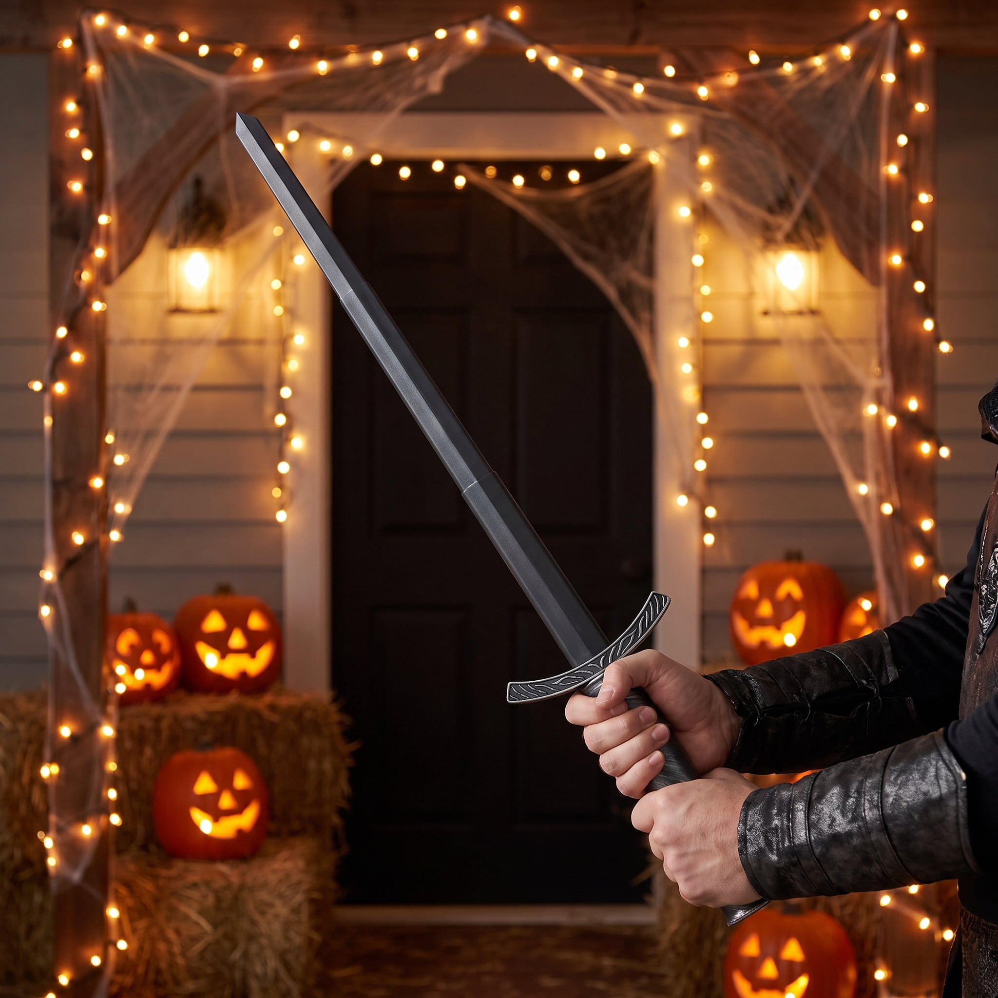 Retractable Knight Sword Costume Accessory for Adults, Multicolor, Halloween by Way To Celebrate