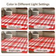 thumbnail image 7 of ODIKA 5'x7' Washable Area Rug Non-Slip, Chair-Friendly Checked Motif Farmhouse Gingham Border Frame Plaid Checkered Refined Structured for Dining Room, Under Table, Home Office, 7 of 7