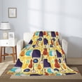 thumbnail image 2 of Gaeub Musical Instruments Print Flannel Throw Blanket, Home Fleece Throw Blanket for Couch or Bed,Decorative Blankets,Lightweight Fuzzy Flannel Blanket-80"x60", 2 of 6