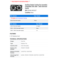 thumbnail image 2 of Auxiliary Engine Cooling Fan Assembly - Compatible with 2000 - 2003 Chevy Impala 2001 2002, 2 of 2