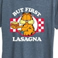 thumbnail image 3 of Garfield - But First Lasagna - Women's Short Sleeve Graphic T-Shirt, 3 of 5