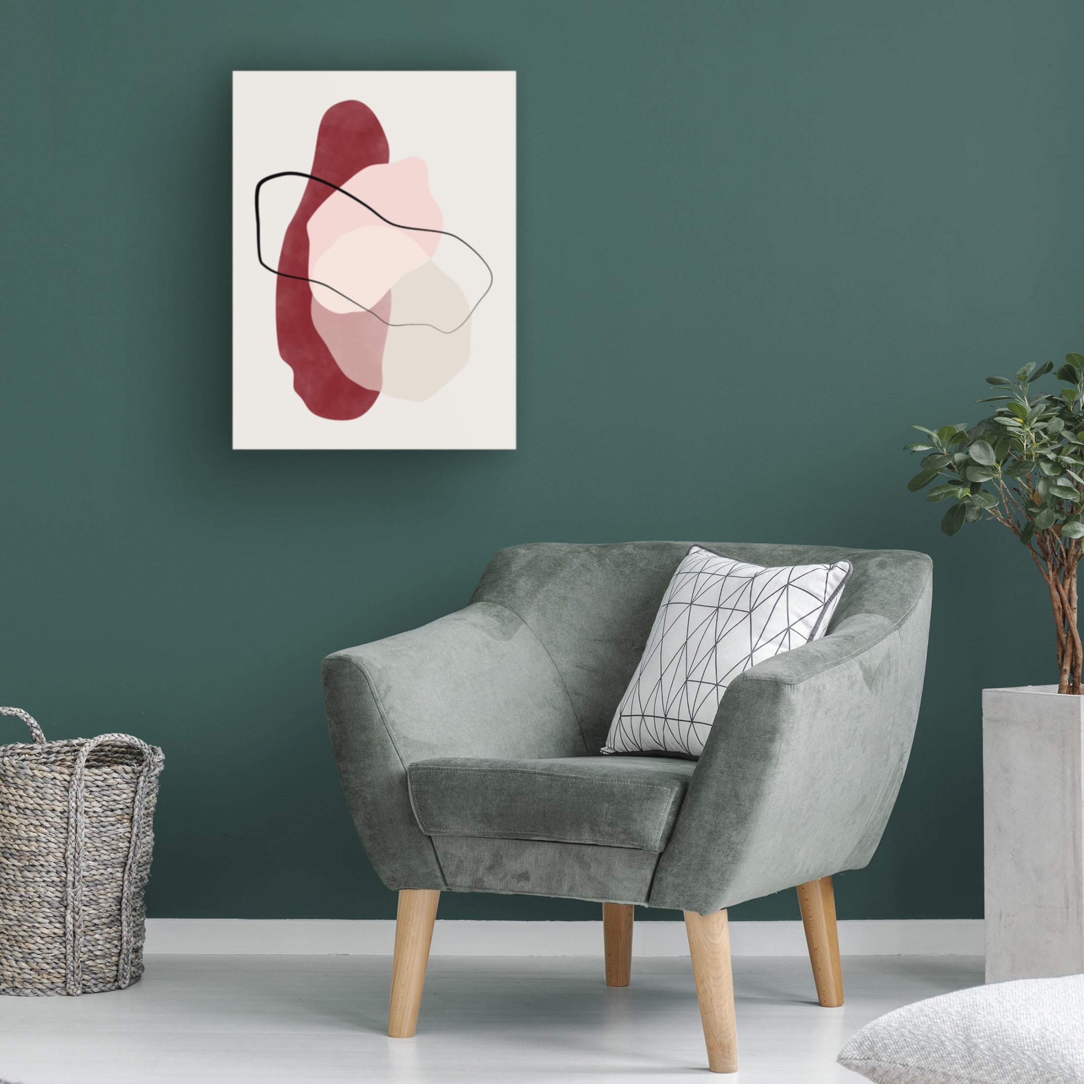 Trademark Fine Art Elena Ristova  red12 Canvas Wall Art