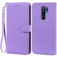 thumbnail image 1 of For Redmi 9 Case Soft Silicone Wallet Cover Phone Case For Xiaomi Redmi 9 Case Redmi9 Leather Flip Case Coque Fundas Shell Light Purple -Strap For Redmi 9, 1 of 6