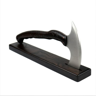 Wooden Display 14.96'' for Hatchet, Handmade Axe Display Oak Wood