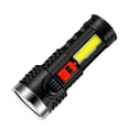 thumbnail image 2 of Outdoor Portable Strong Light Flashlight USB Charging With Four Lighting Modes COB Side Light Battery Display Power LED Bead Flashlight, 2 of 7
