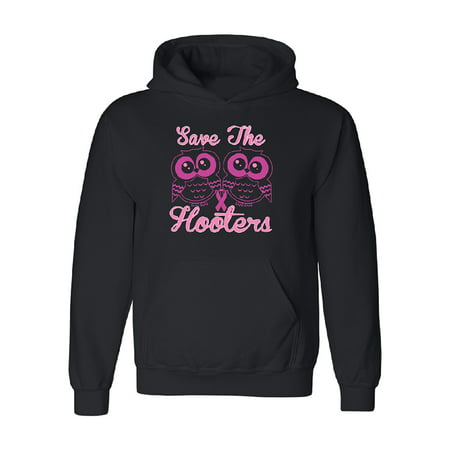 Pink Save The Hooters Owls Unisex Hoodie Breast Cancer Awareness