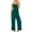 Green, variant on BLVB Women's One-Piece Casual Cotton Linen Jumpsuits Sleeveless Spaghetti Strap Wide Leg Romper Fashion Outfits