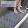 thumbnail image 7 of Bath Tub Mat, Medium Size 14.57x28.35in Non-Slip Shower Mats with Suction Cups and Drain Holes, Bathroom Bathtub Mats Machine Washable, 7 of 7