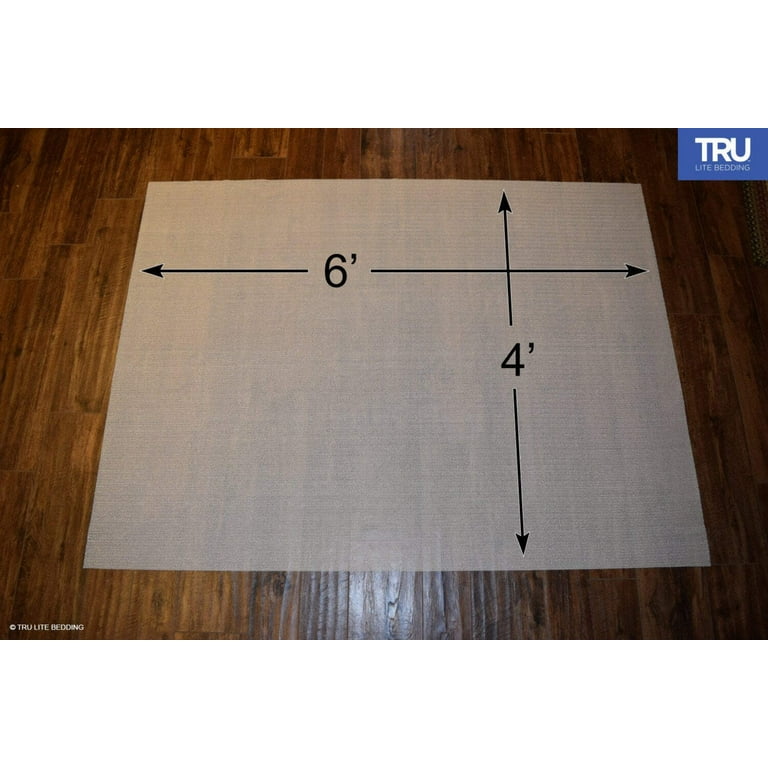  TRU Lite Extra Strong Non Slip Rug Pad - Non Slip Furniture Pad  - Indoor Carpet Pad for Hardwood Floors - Anti Skid Mat - Anchors Rugs to  Floors - Trim